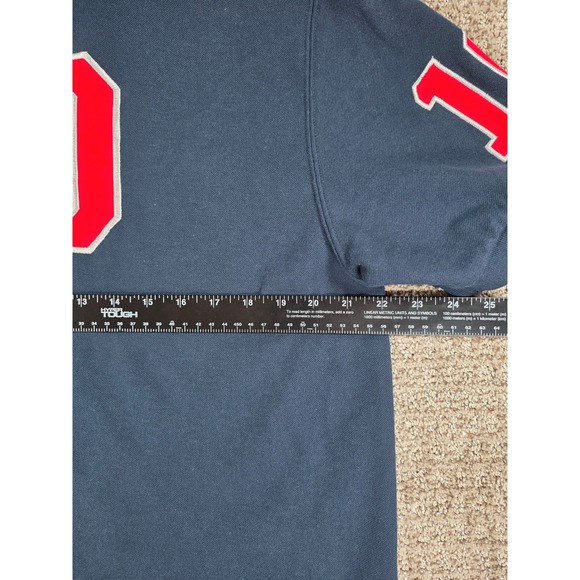 Rugby Nations Scotland Mens Navy Blue Polo Shirt Lion Crest Rugby Jersey Size L - Picture 8 of 9